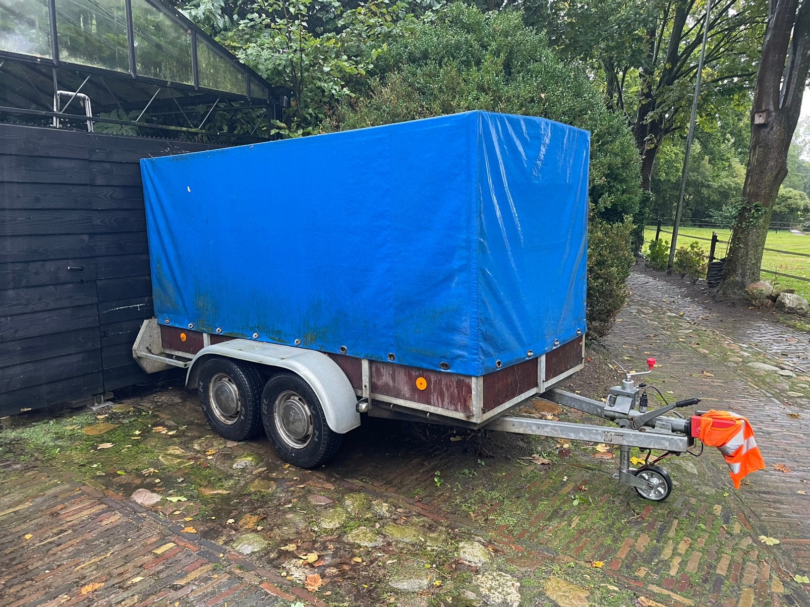 Anssens aanhangwagen kar met huif, Auto diversen, Aanhangers en Bagagewagens, Ophalen, Gebruikt