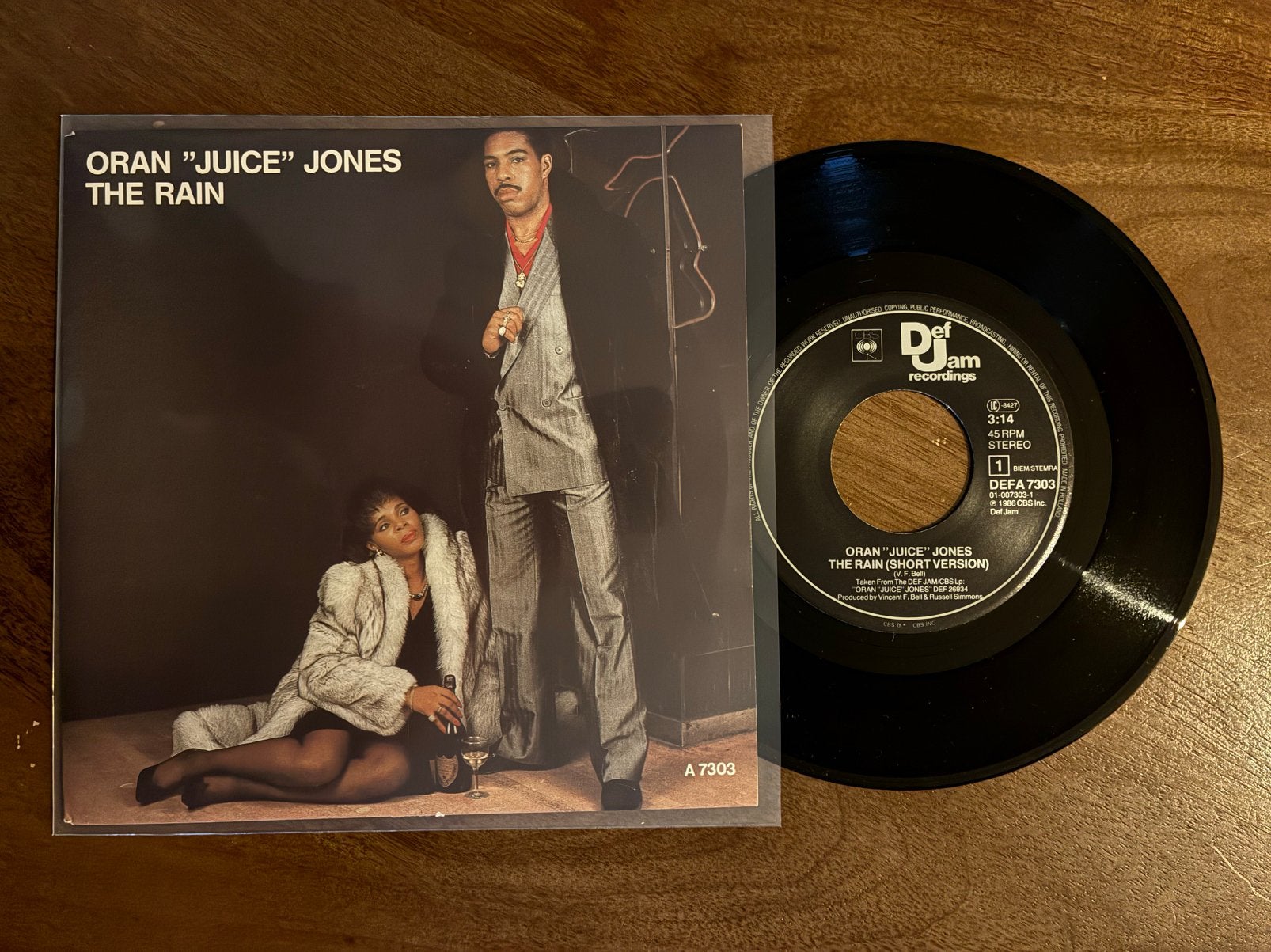 Oran ‘Juice’ Jones - The rain, Ophalen of Verzenden, 7 inch
