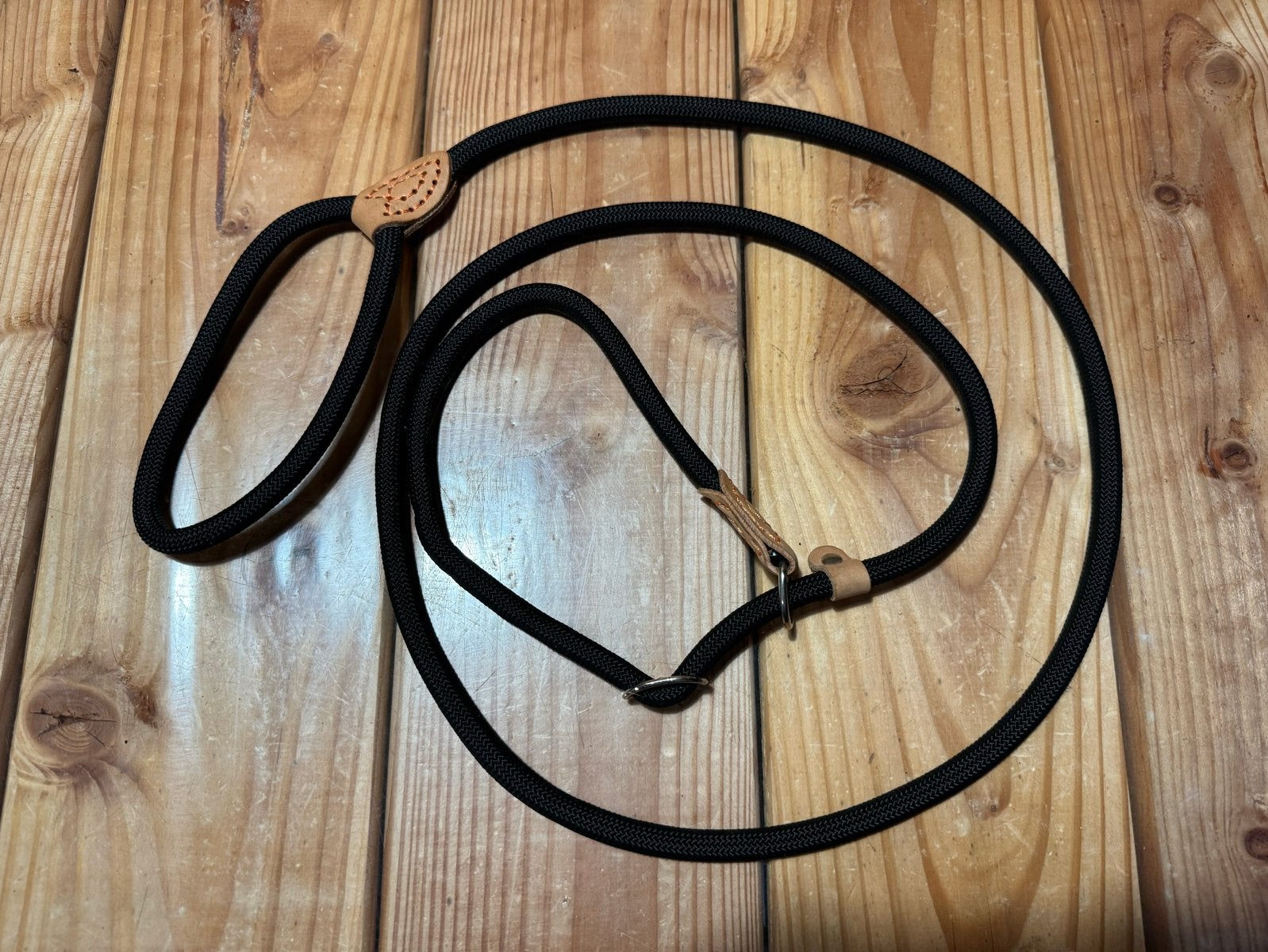 Nieuw! Trainingslijn sliplijn zwart 8/200 cm, Ophalen of Verzenden, Nieuw, Hondenriem