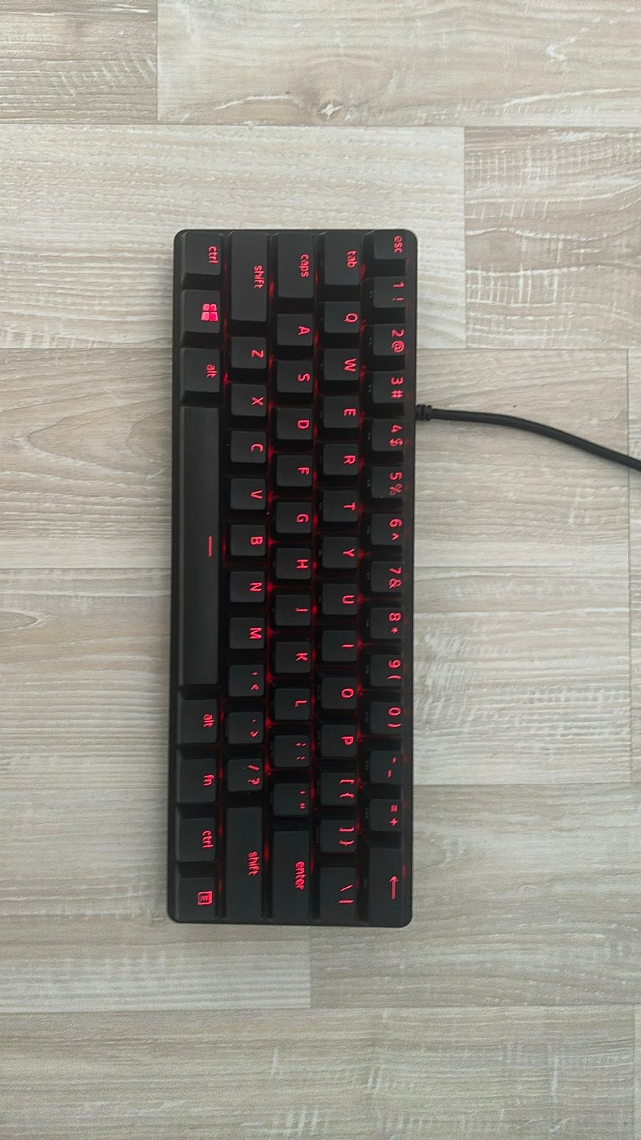 Razer Huntsman Mini 60% Gaming Toetsenbord, Gaming toetsenbord, Ophalen of Verzenden, Zo goed als nieuw, Qwerty
