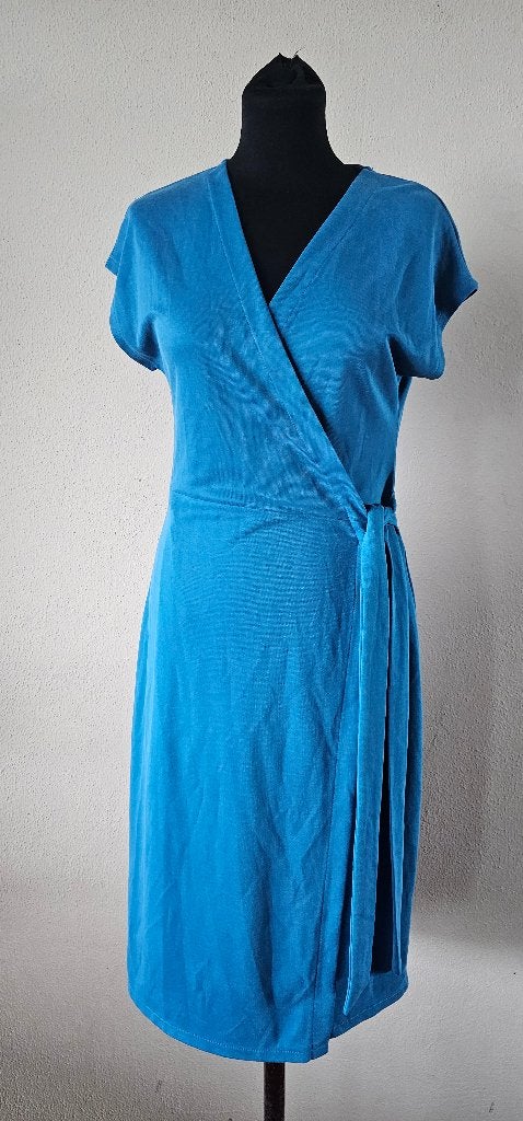 Blauwe Sissy Boy jurk maat M (24325), Blauw, Ophalen of Verzenden, Zo goed als nieuw, Knielengte