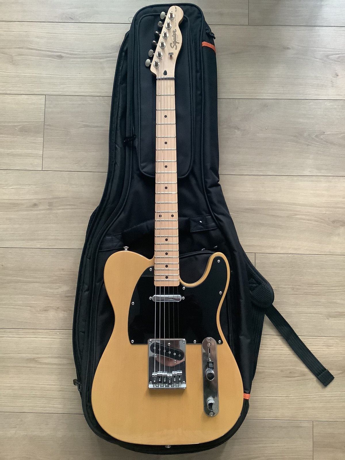 Squier affinity telecaster met upgrades, Ophalen of Verzenden, Zo goed als nieuw, Solid body, Overige merken