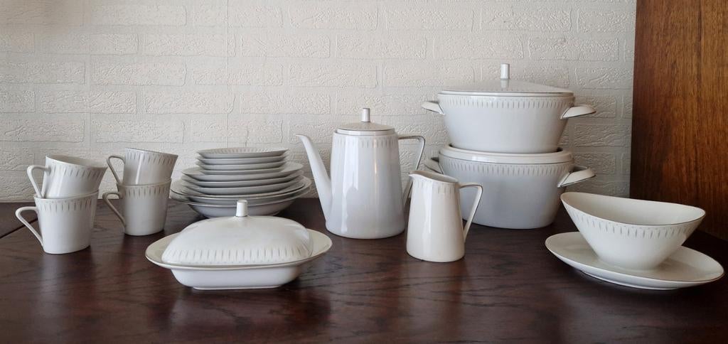 Antiek Spenzo servies Plato 66, Antiek en Kunst, Antiek | Servies compleet, Ophalen