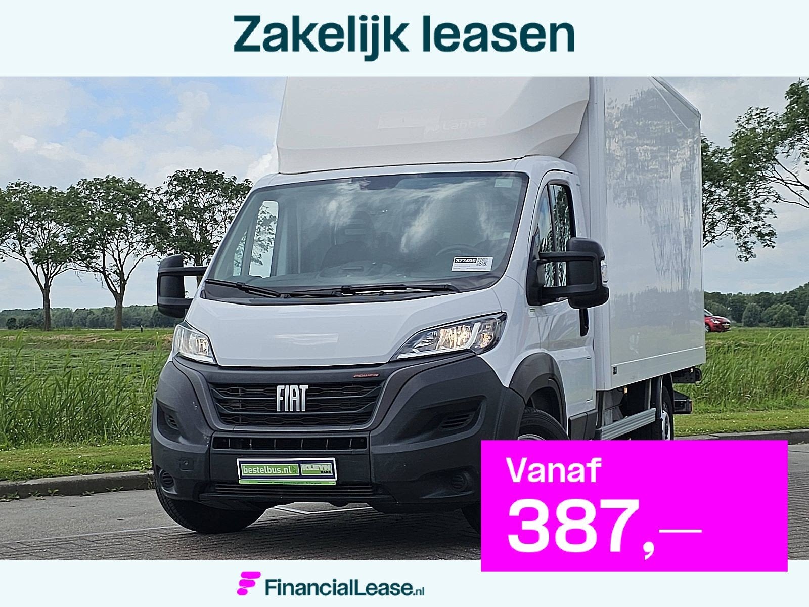FIAT DUCATO 2.2 bakwagen laadklep!, Gebruikt, Euro 6, 160 pk, Wit