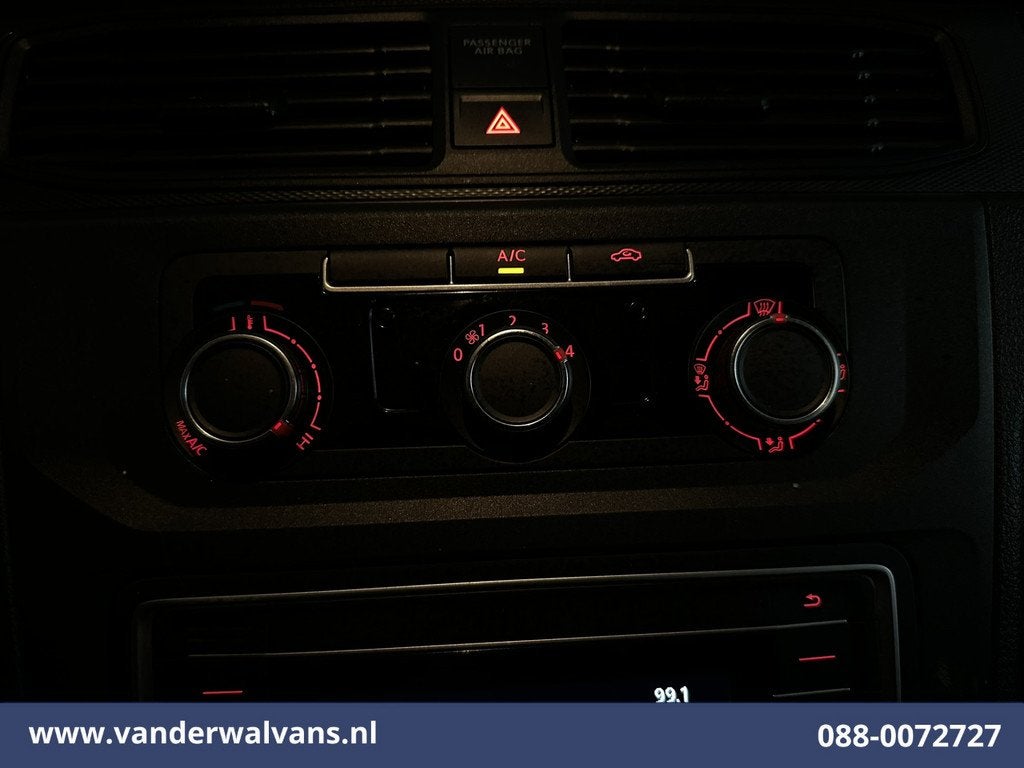 Volkswagen Caddy 2.0 TDI L2H1 Maxi Euro6 Airco | Cruisecontr, Auto's, Bestelauto's, Start-stop-systeem, Stof, Gebruikt, 4 cilinders