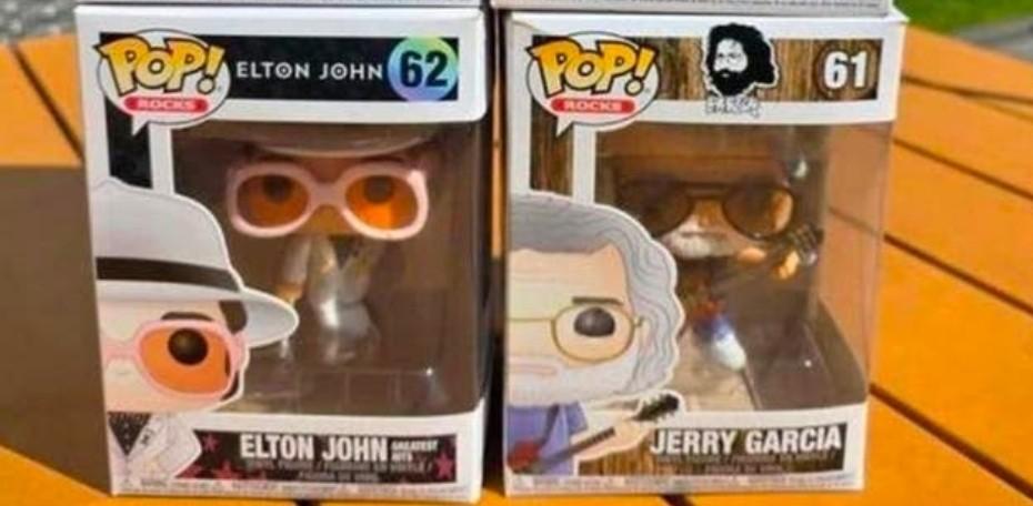 Funko Pop! Elton John & Jerry Garcia, Ophalen of Verzenden, Nieuw
