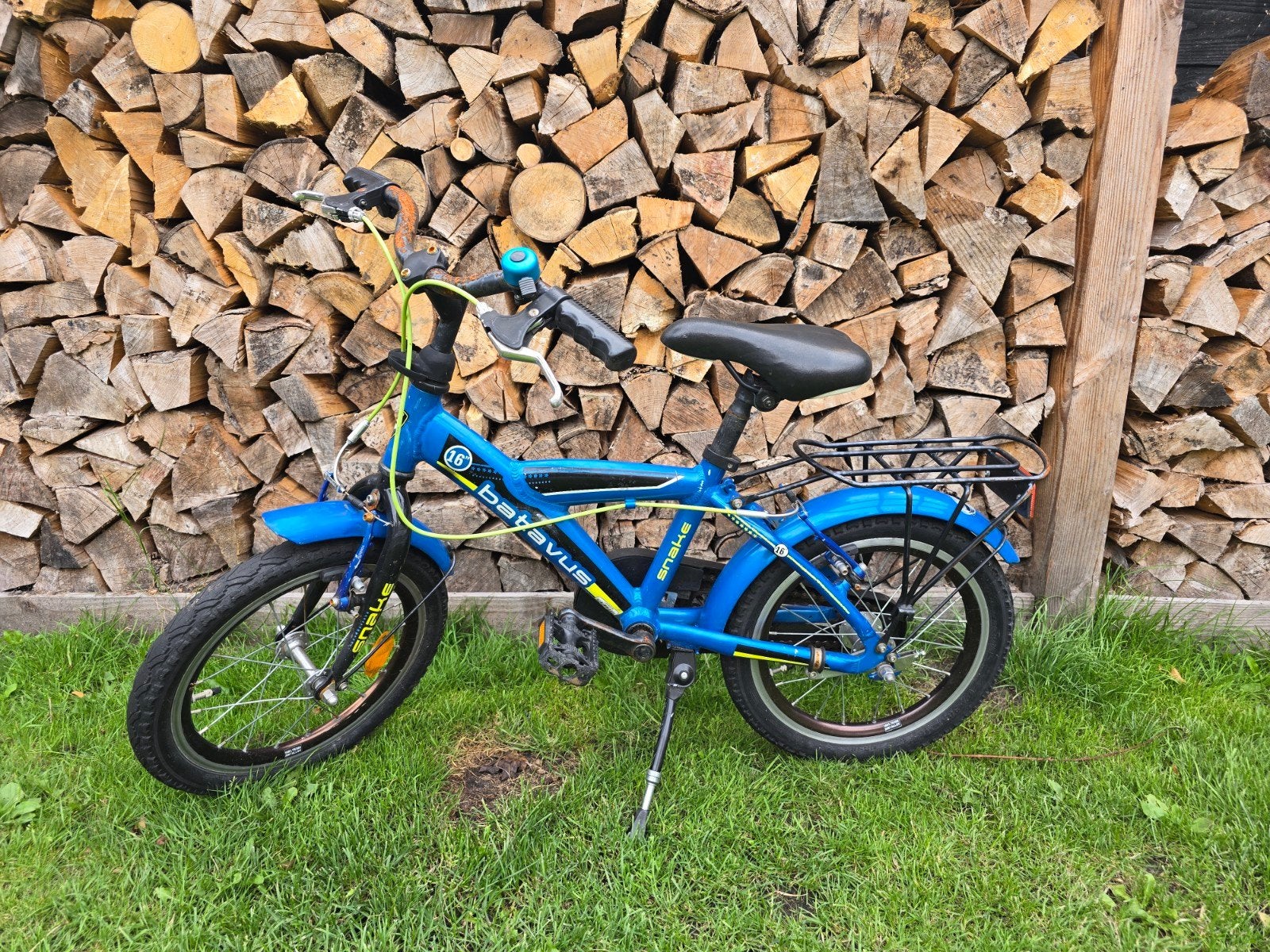Batavus Snake 16 inch kinderfiets - Blauw, Ophalen, Terugtraprem, Batavus, 16 tot 20 inch