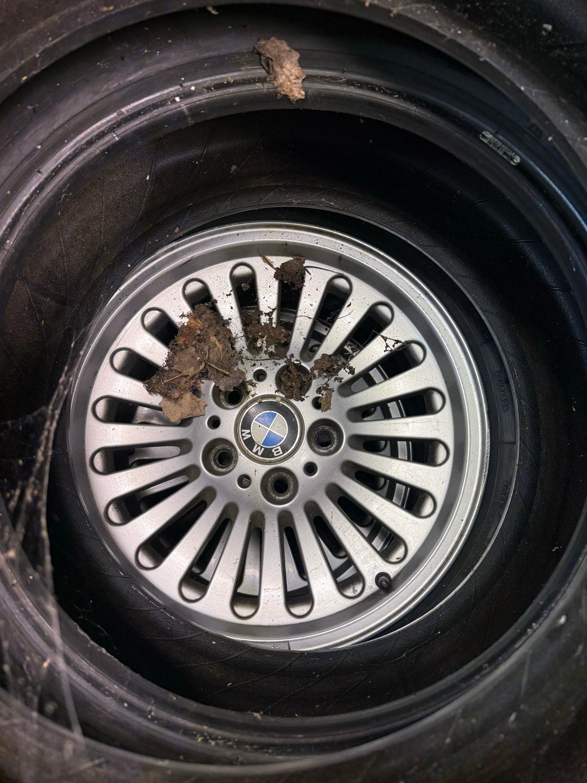 Michelin winterbanden met BMW velgen 225/55R16, Ophalen, Gebruikt, 16 inch, Banden en Velgen