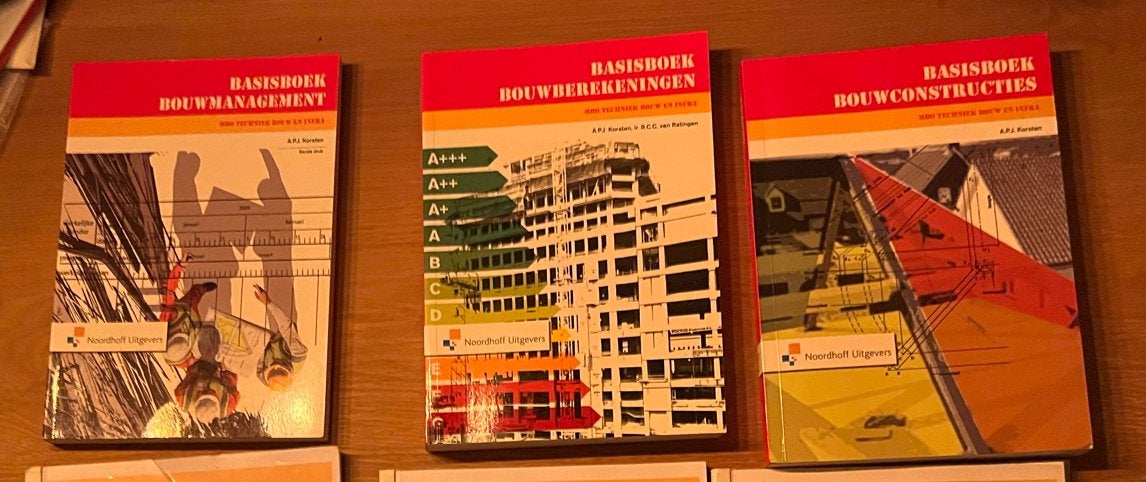 Bouwmanagement, Bouwberekeningen, Bouwconstructies, Ophalen of Verzenden, Beta, Zo goed als nieuw, MBO