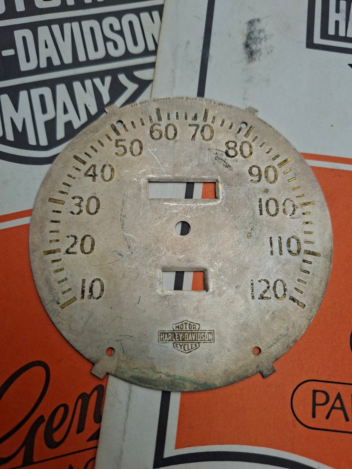 Harley-Davidson kilometerteller face knuckle wla wlc lib., Verzenden
