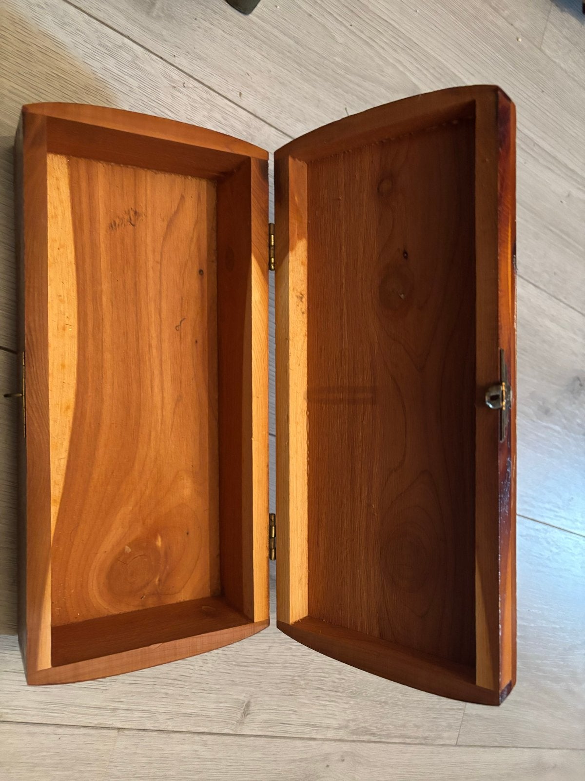 Vintage San Francisco Houten Kistje - San Joaquin California, Ophalen of Verzenden, Gebruikt, Overige houtsoorten, Minder dan 50 cm