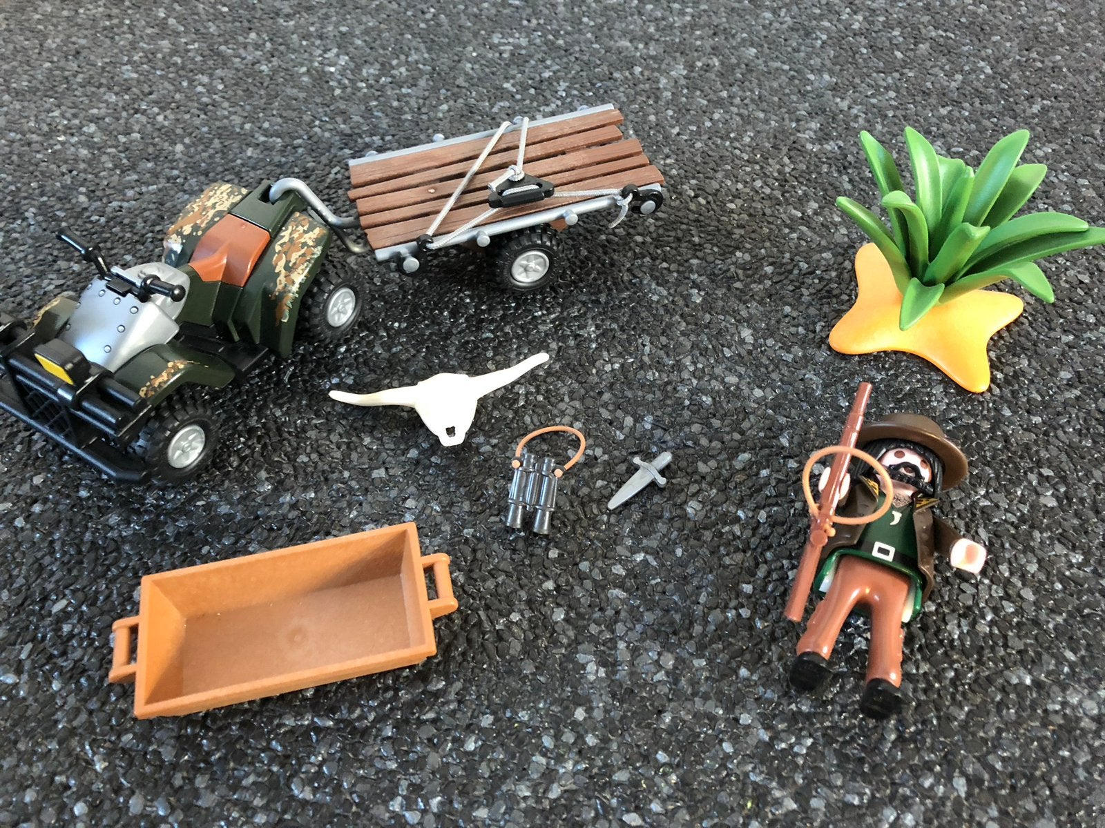 Playmobil 4834: safari quad, Ophalen of Verzenden, Zo goed als nieuw, Complete set