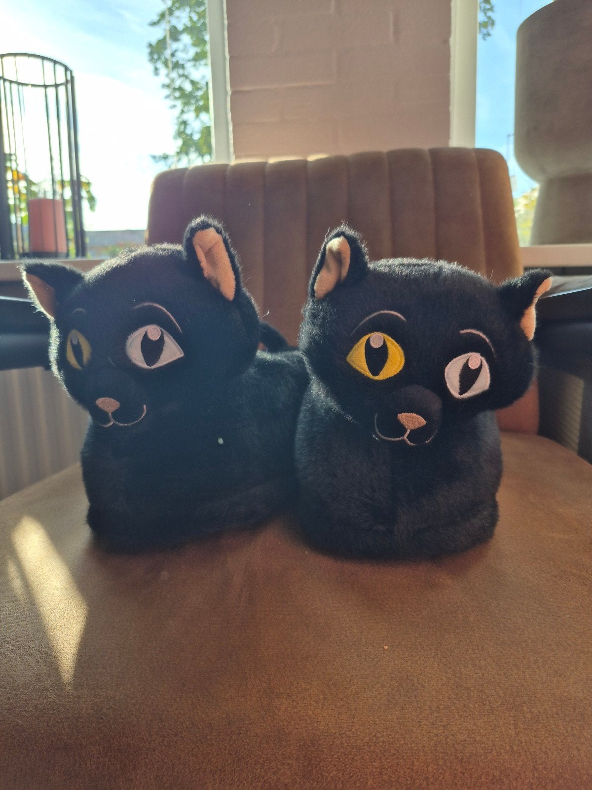 Sloffen van spookpoes danse macabre efteling, Efteling, Zwart, Ophalen of Verzenden, Zo goed als nieuw