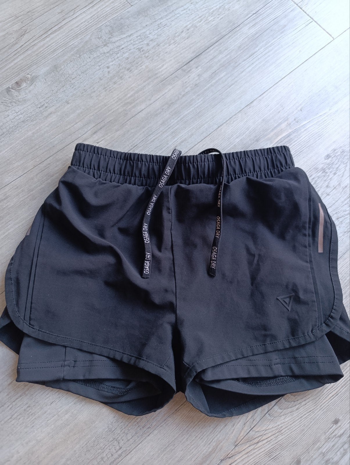 Sportshort meisjes maar 134/140 zwart, Ophalen, Zo goed als nieuw, Meisje, Nacht- of Onderkleding
