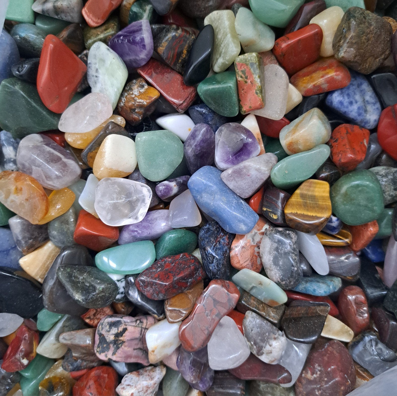 1kg! A kwaliteit trommelstenen mix natuursteen edelstenen, Ophalen of Verzenden