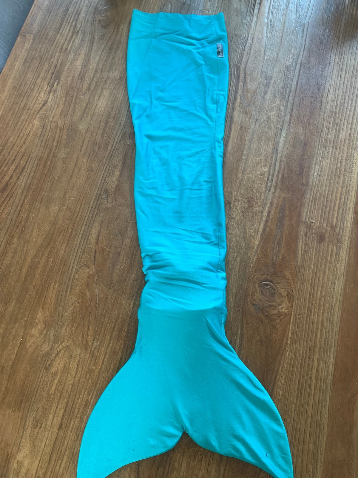 Zeemeermin pak blauw one size  maat 6 t/m 12 jaar, Ophalen of Verzenden, Gebruikt, Jongen of Meisje
