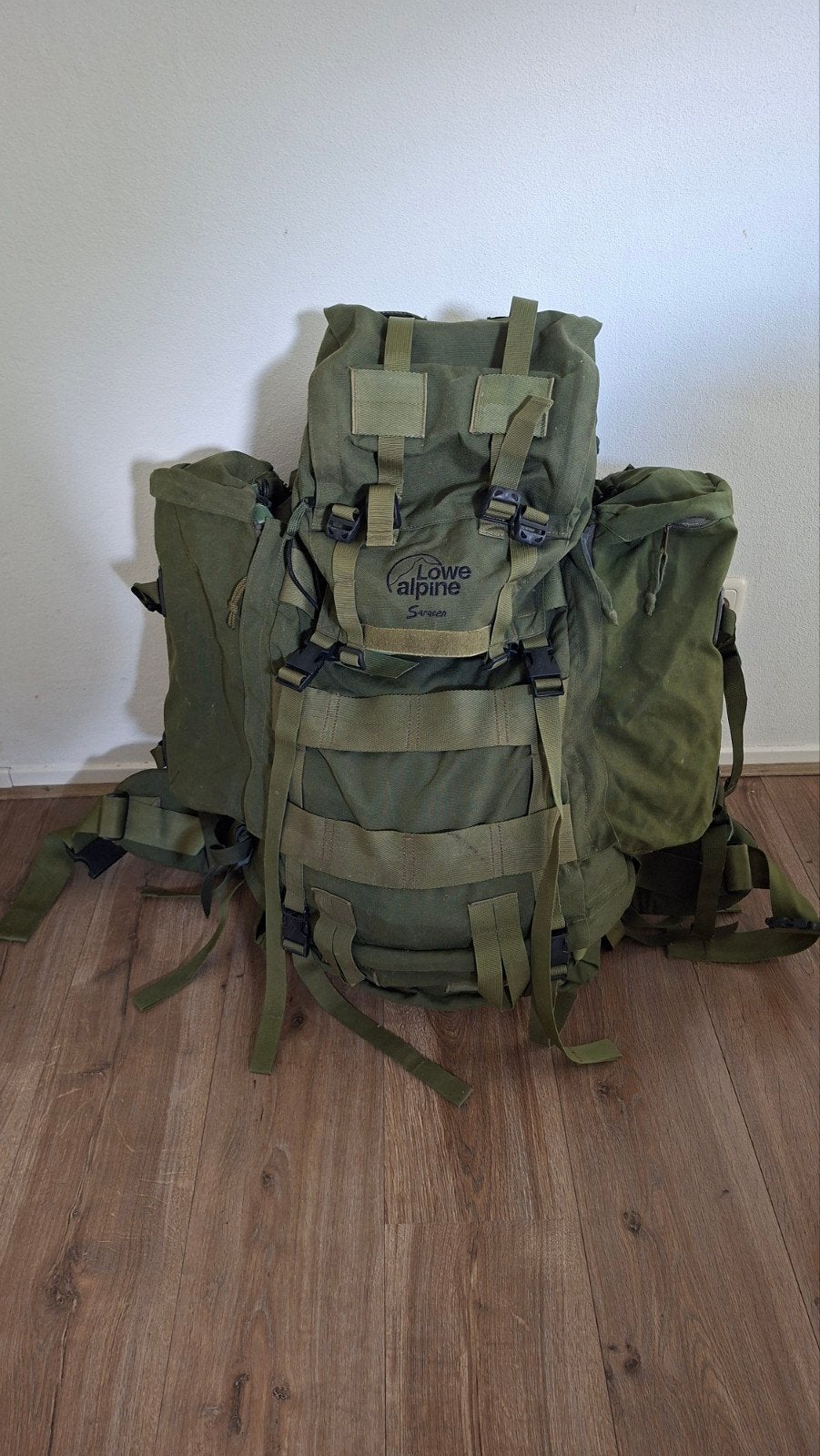 Lowe Alpine militaire rugzak / backpack, groen, Saracen, Ophalen of Verzenden, Gebruikt