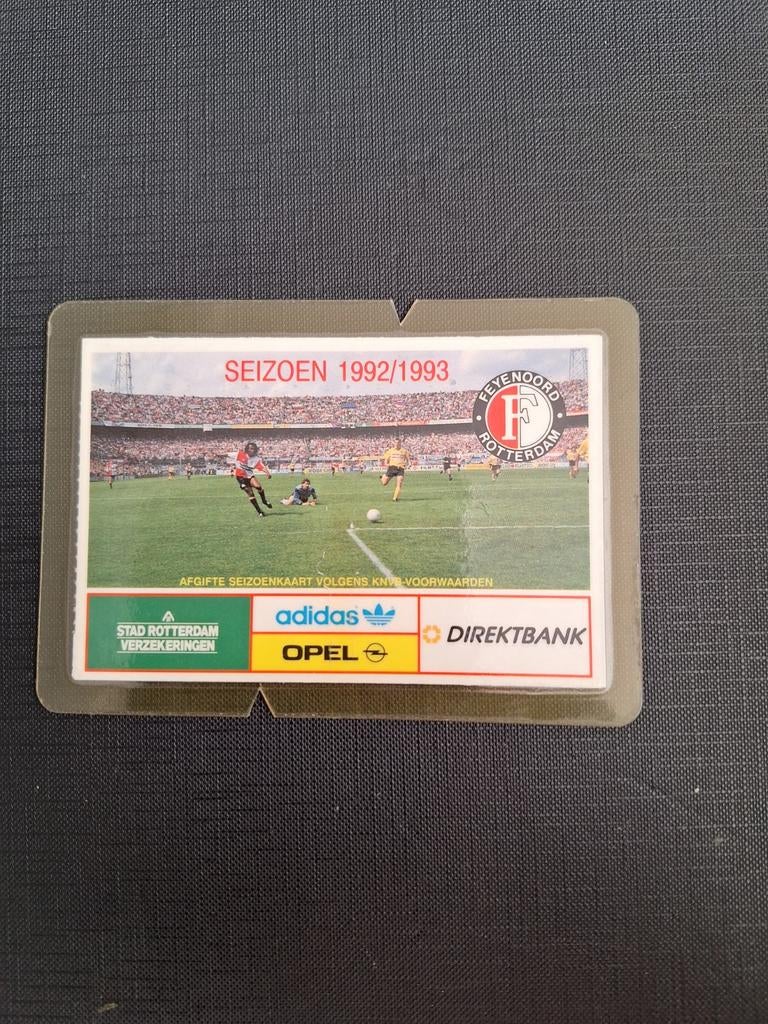 Seizoenskaart 1992-93 Feyenoord., Verzenden, Zo goed als nieuw, Feyenoord