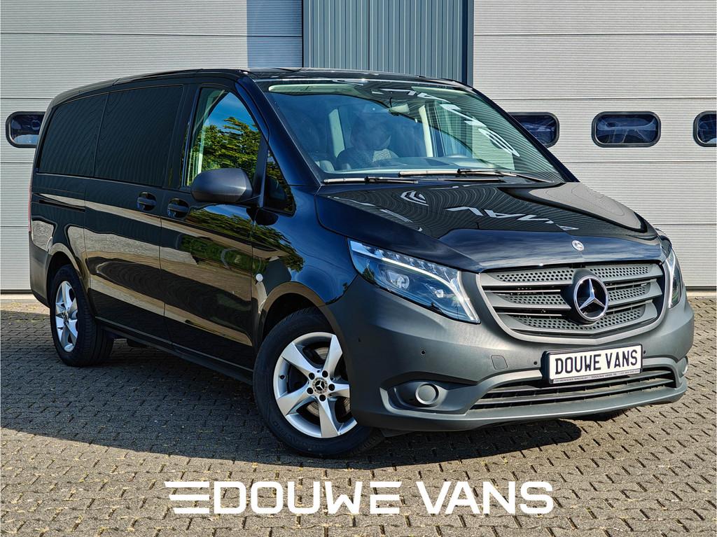 Mercedes-Benz Vito 124 Dubbel Cabine Automaat 237 PK 6 Perso, Auto's, Gebruikt, 2000 kg, Zwart, Bedrijf
