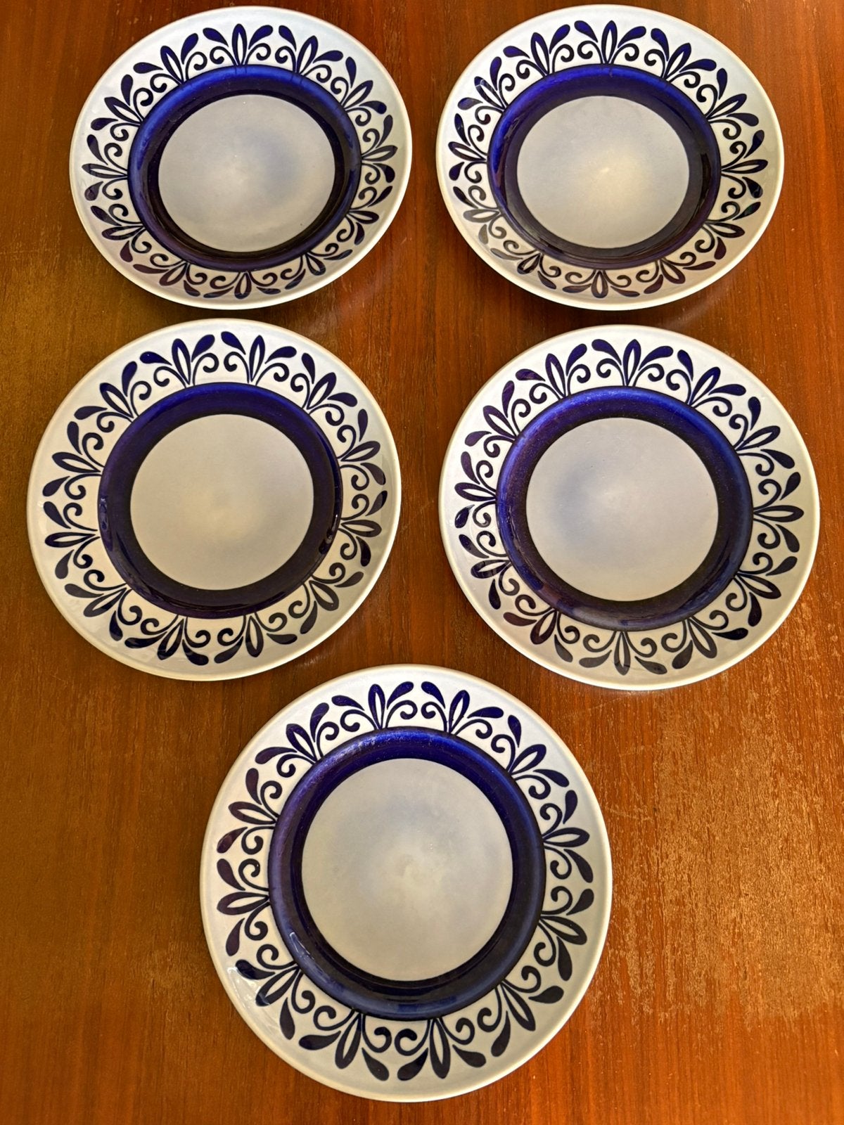 5x Royal Sphinx porcelain borden, handgeschilderd, Ophalen of Verzenden