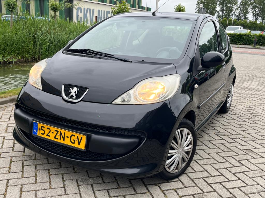 Peugeot 107 1.0 12V 3DR 2008 Zwart / NWE APK / RIJD SUPER***, Voorwielaandrijving, 4 stoelen, Origineel Nederlands, Bedrijf
