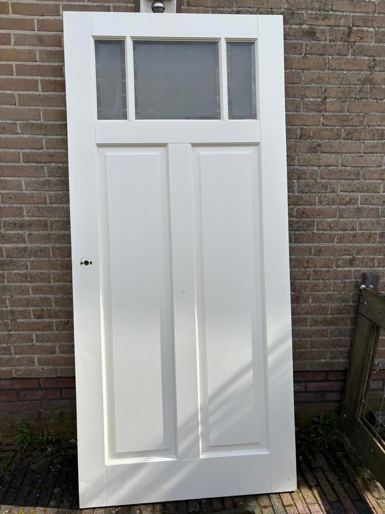 Paneeldeur 211,5x93 opdek, Doe-het-zelf en Verbouw, Deuren en Horren, Ophalen, Gebruikt, 80 tot 100 cm, Binnendeur