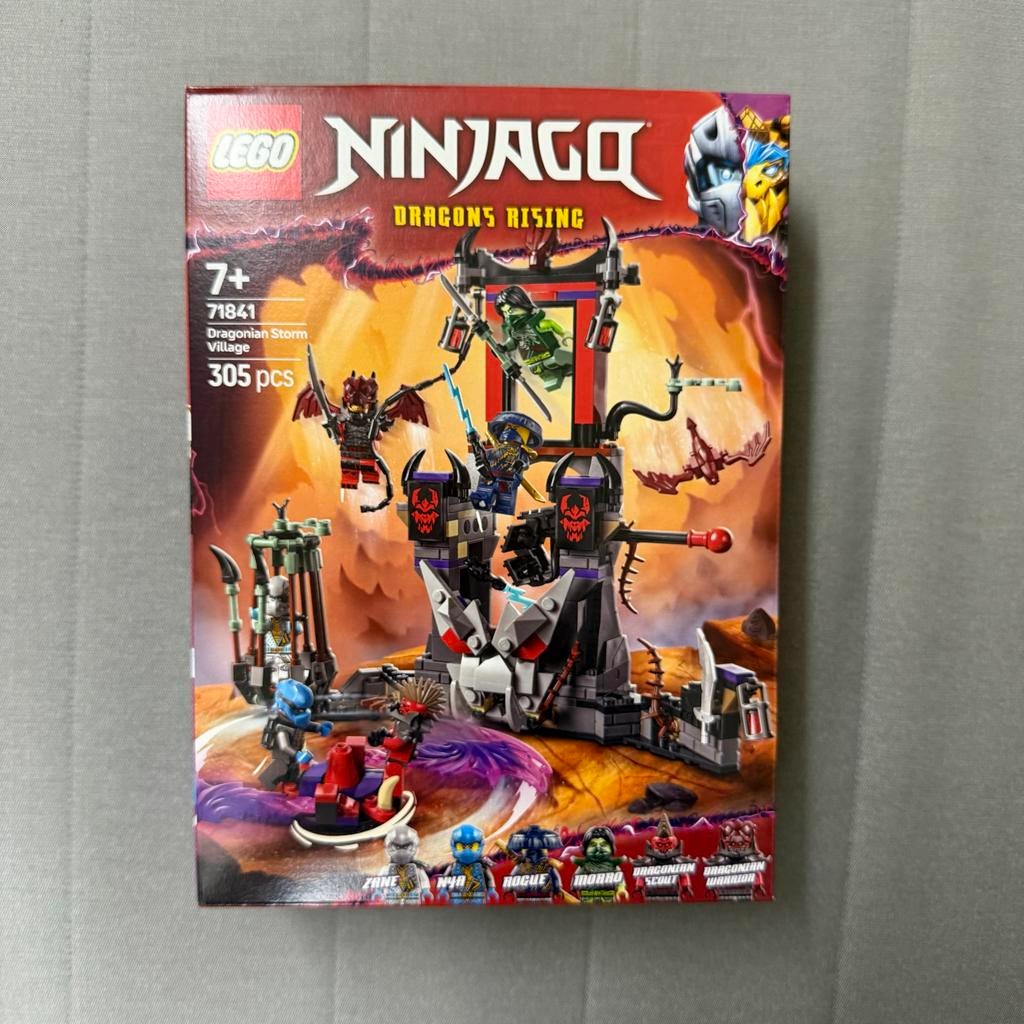 (Meerdere) Nieuw LEGO Ninjago 71841 Dragonian Storm Village, Lego, Lego, Lego, Nieuw