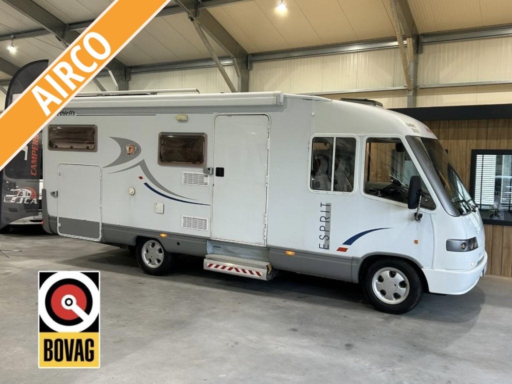 Dethleffs Globetrotter Esprit 6970 INVALIDE/AIRCO Fiat 2002, Caravans en Kamperen, Integraal, Koelkast, Ringverwarming, Fiat