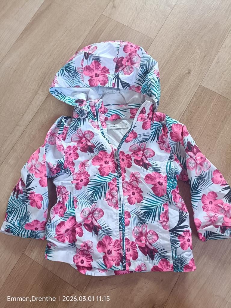 Jasje meisje maat 92 zo goed als nieuw zomer/tussenjas, Meisje, Name it, Ophalen of Verzenden, Zo goed als nieuw