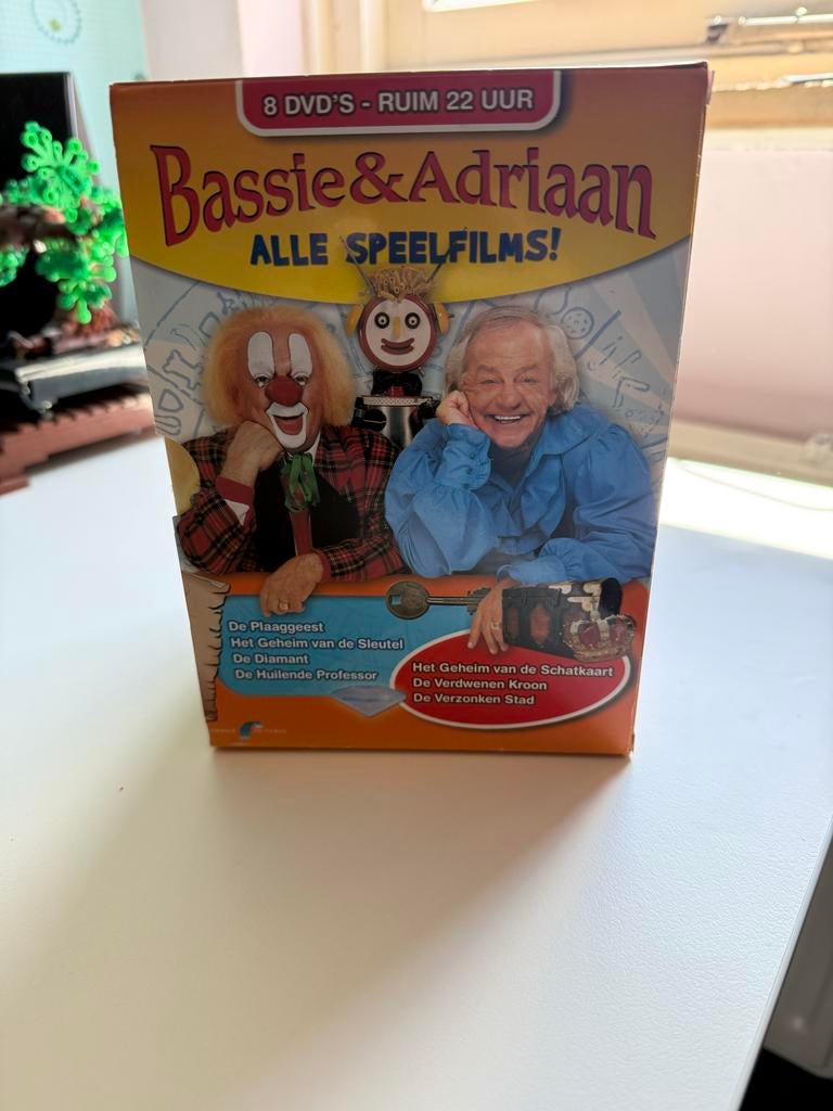 Bassie & Adriaan: Alle Speelfilms - 8 DVD Boxset (22+ uur), Cd's en Dvd's, Dvd's | Kinderen en Jeugd, Avontuur, Alle leeftijden