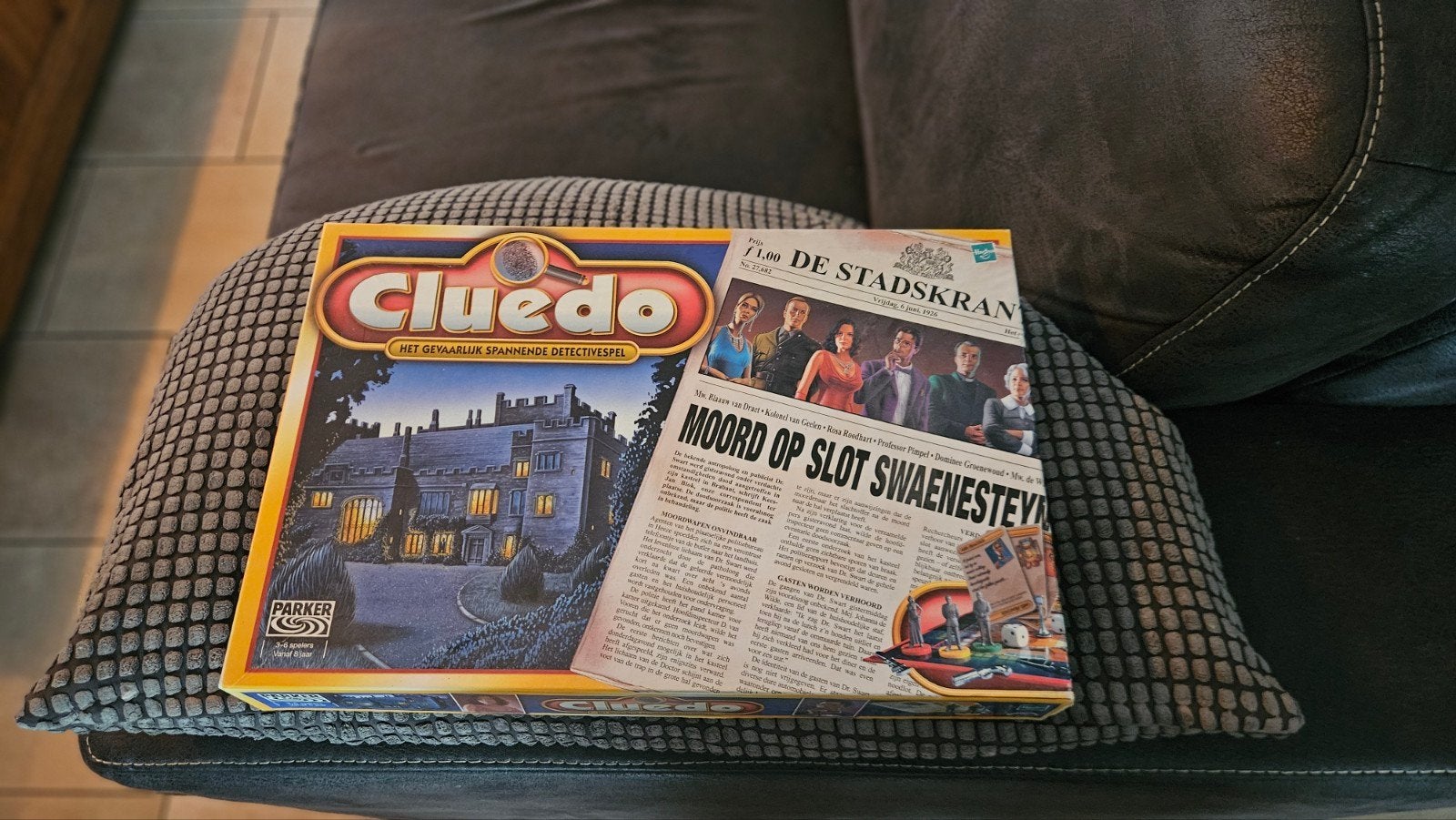 Cluedo, weinig mee gespeeld, Ophalen, Zo goed als nieuw