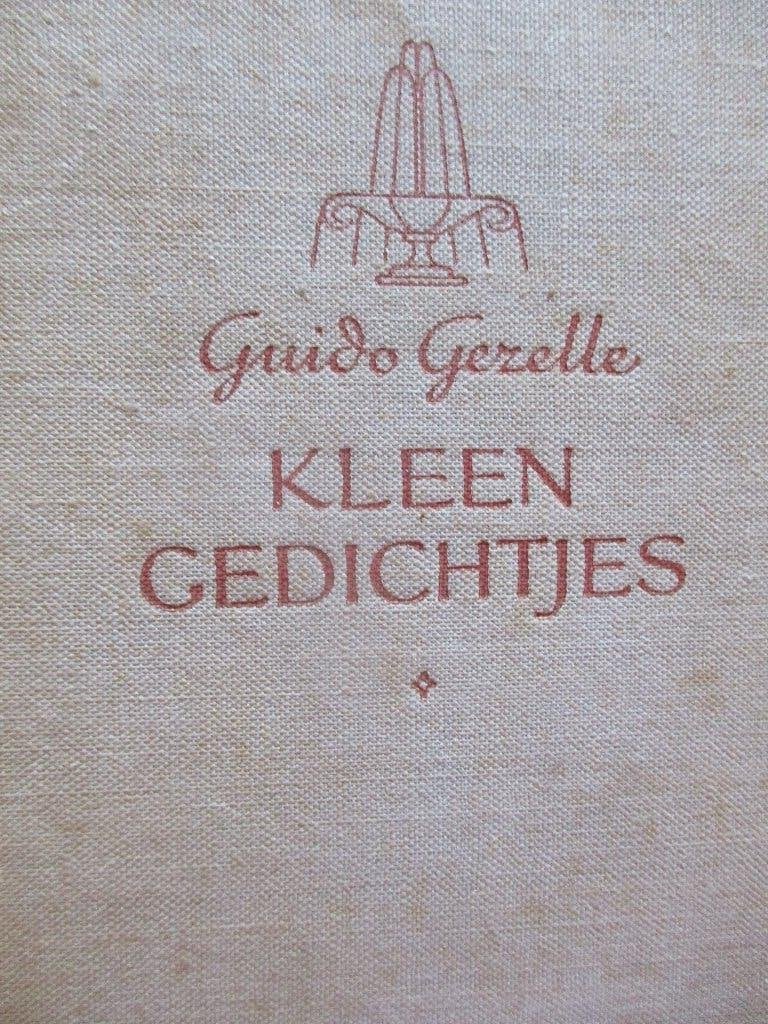 Guido Gezelle  "Kleengedichtjes I ; driemaal XXXIII mits-, Boeken, Gelezen, Ophalen of Verzenden, Guido Gezelle, Eén auteur