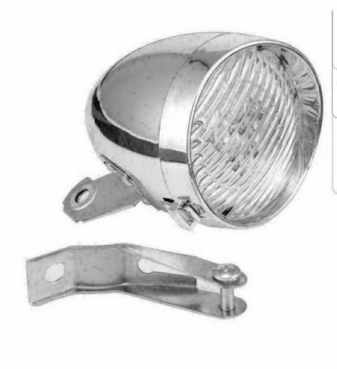 Retro Vintage Fiets 3LED Light Koplamp €9,95 en achter lamp, Ophalen of Verzenden, Nieuw, Accu, Voorlicht