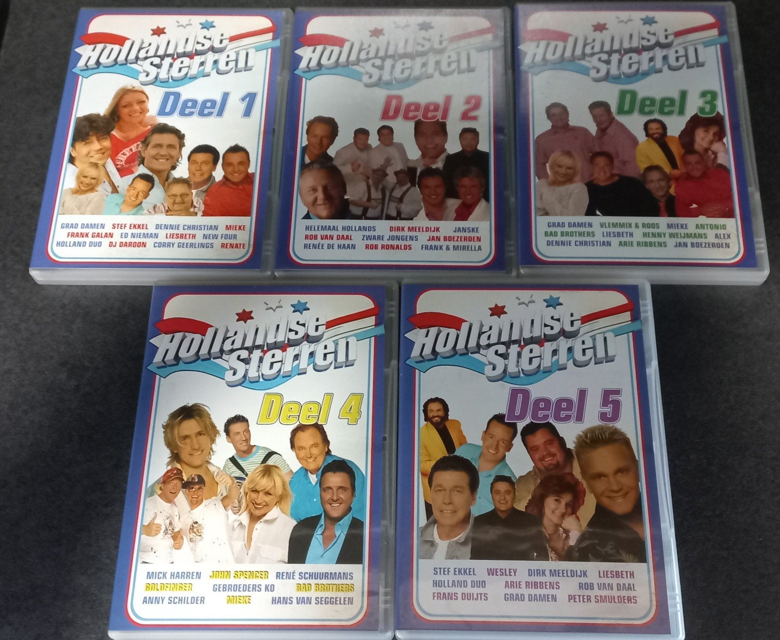 Hollandse Sterren Deel 1 t/m 5 DVD Boxset nummer 4, Alle leeftijden, Ophalen of Verzenden, Boxset