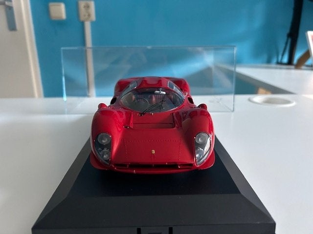 FERRARI 330 P4 BERLINETTA PROTOTYPE 1:18 GMP    ZIE INFO!, Ophalen, Zo goed als nieuw, Auto, Overige merken