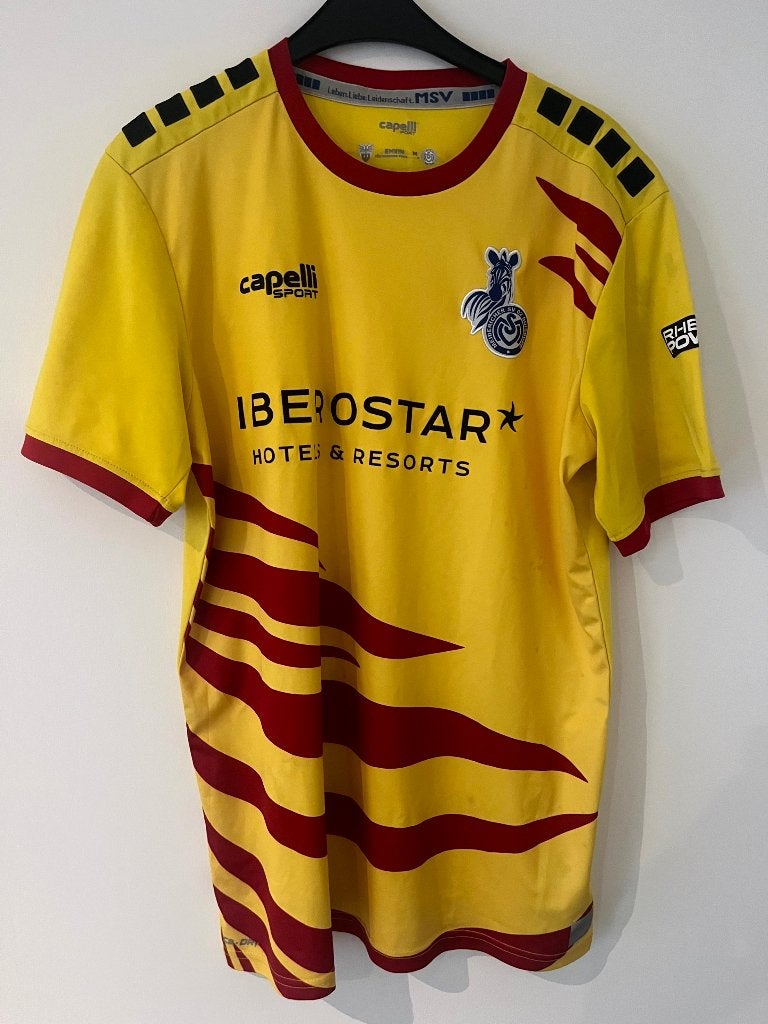 MSV Duisburg 2020 2021 Away Shirt Capelli Size M, Verzenden, Buitenlandse clubs, Shirt
