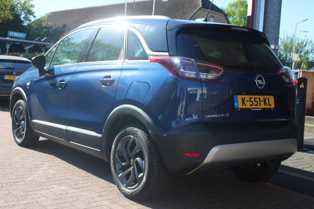 OPEL Crossland X 1.2 Turbo *2020* | Carplay | Camera | Cruis, Auto's, Parkeersensor, Gebruikt, 1199 cc, Blauw