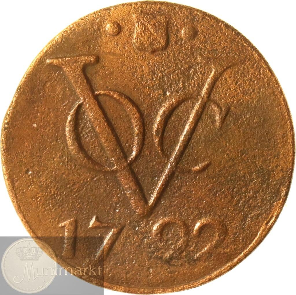 V.O.C. - Utrecht - Duit 1792, Postzegels en Munten, Munten | Nederland, Ophalen of Verzenden, Vóór koninkrijk, Overige waardes