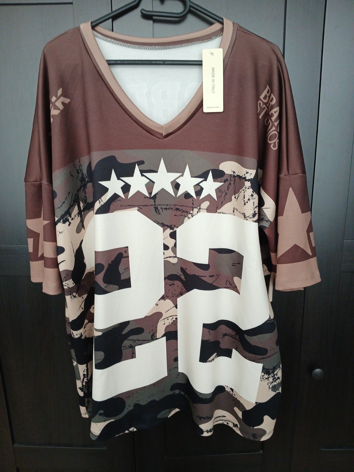 Nieuw  arme shirt maat 50/52, Kleding | Dames, T-shirts, Verzenden, Nieuw, Maat 46/48 (XL) of groter, Korte mouw