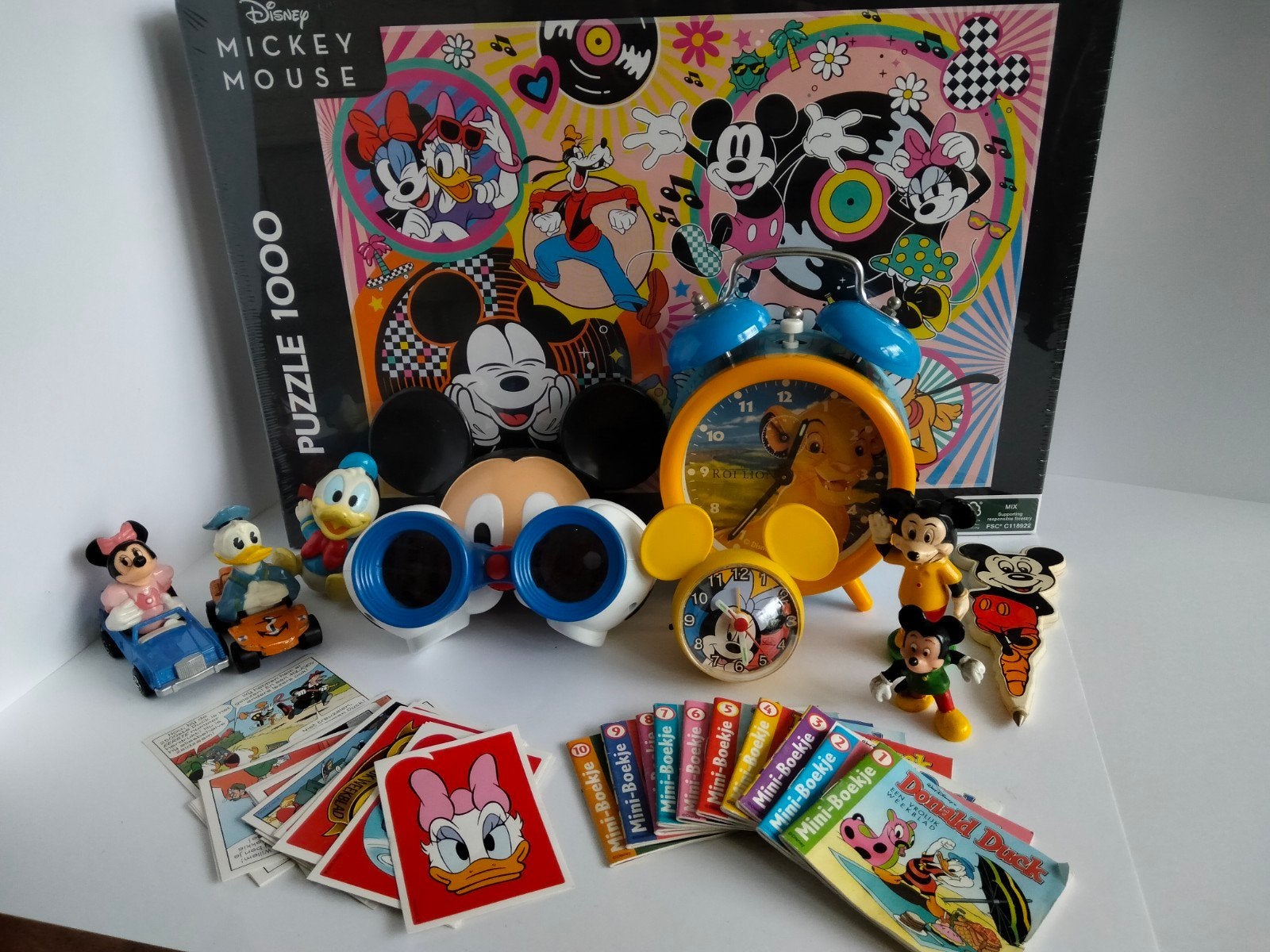 Disney verzameling: Mickey, Donald, Leeuwenkoning, Ophalen of Verzenden, Mickey Mouse