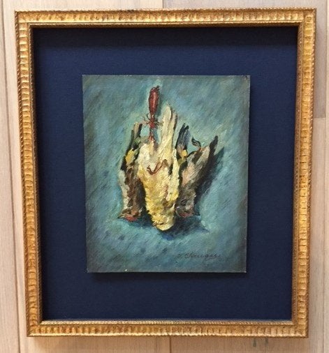 Italiaans kunstwerkje, Ophalen of Verzenden, Klassiek, Bijzondere lijst, Olieverf