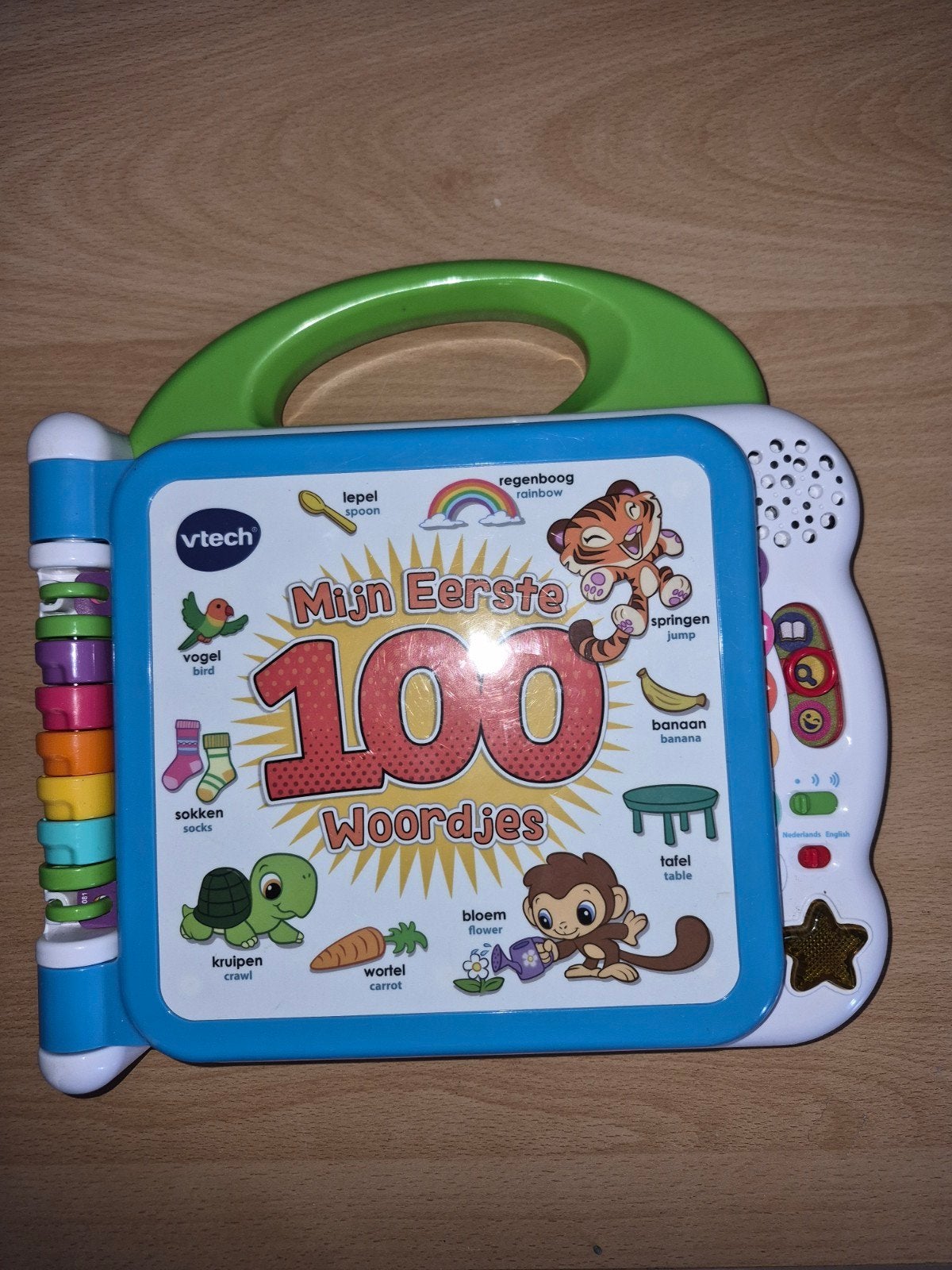 VTech Mijn Eerste 100 Woordjes - Interactief Leerboek, Ophalen of Verzenden, Gebruikt, Taal en Lezen, Met licht