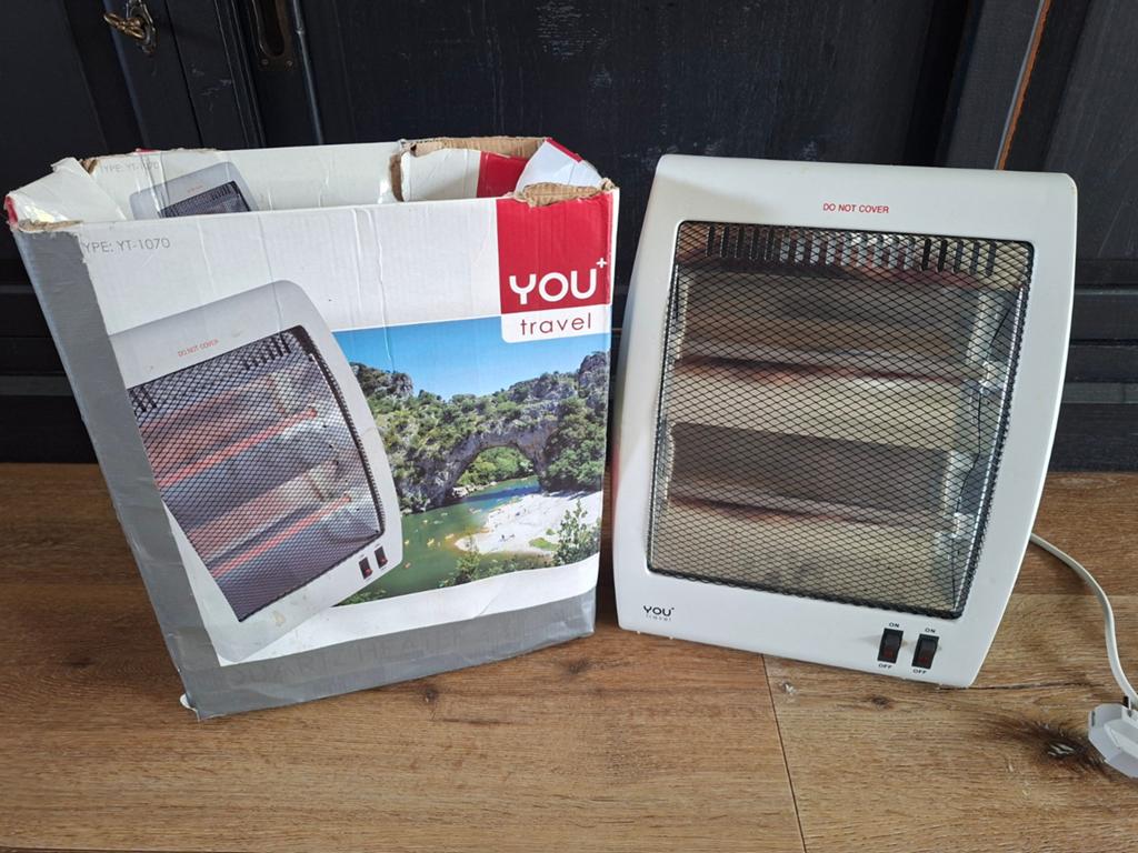 You Travel Camping Kachel - 400/800W met omvalbeveiliging, Ophalen of Verzenden