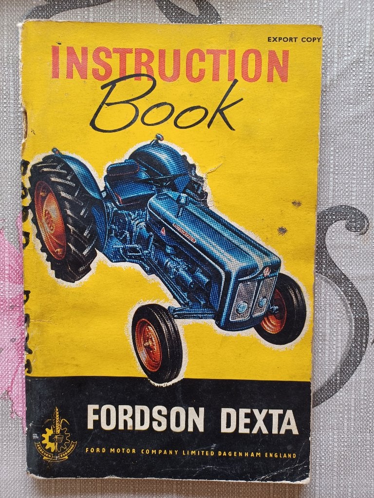 Handleiding Fordson Dexta, Ophalen of Verzenden, Gelezen, Tractor en Landbouw