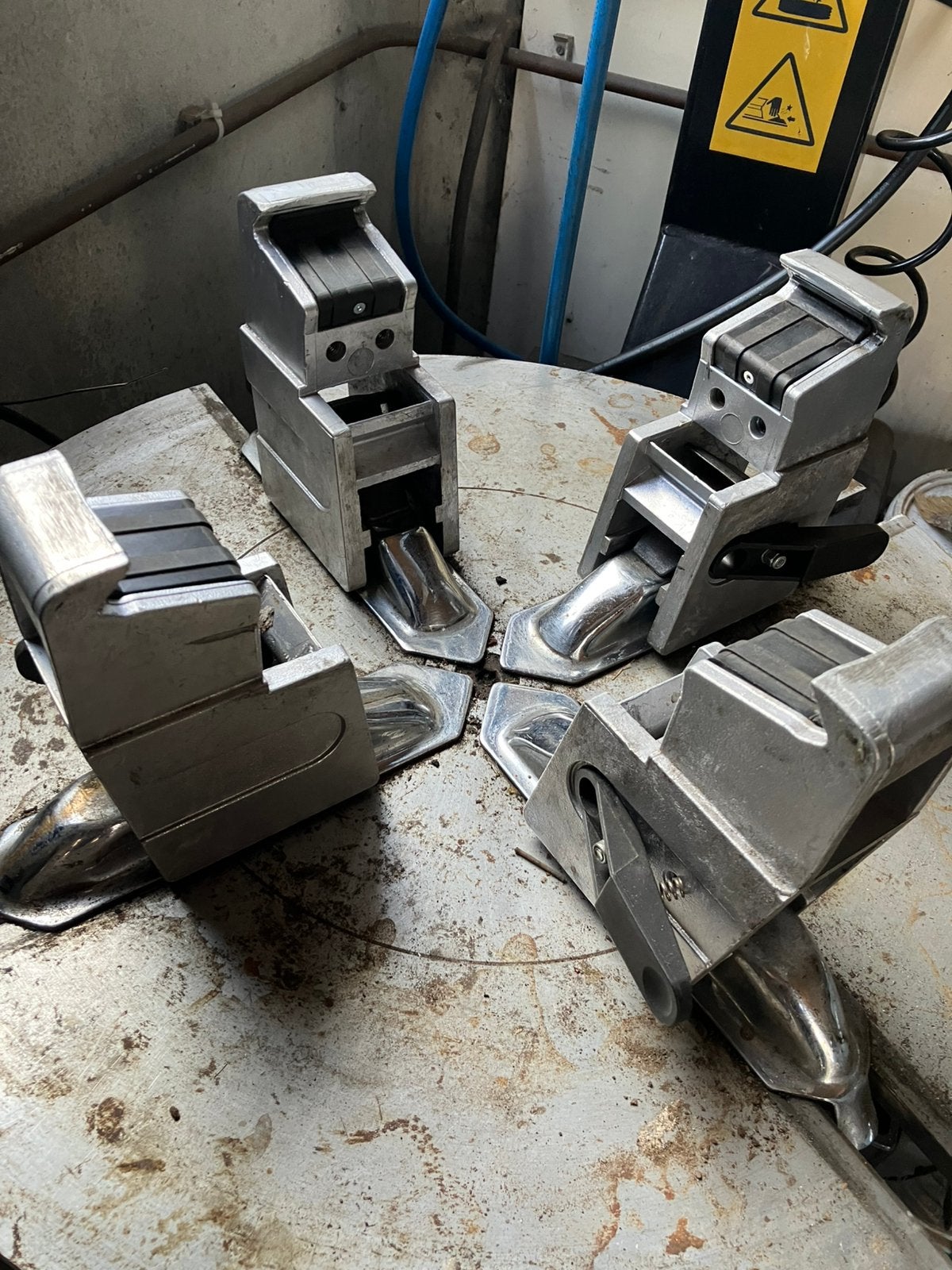 Motorfiets opspan set voor bandenmachine, Ophalen of Verzenden