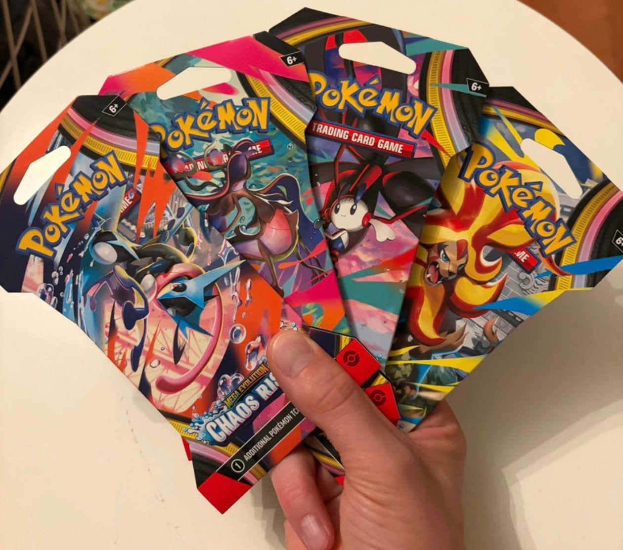 Pokémon Chaos Rising Sleeved Artset te koop!, Ophalen of Verzenden, Nieuw, Meerdere kaarten