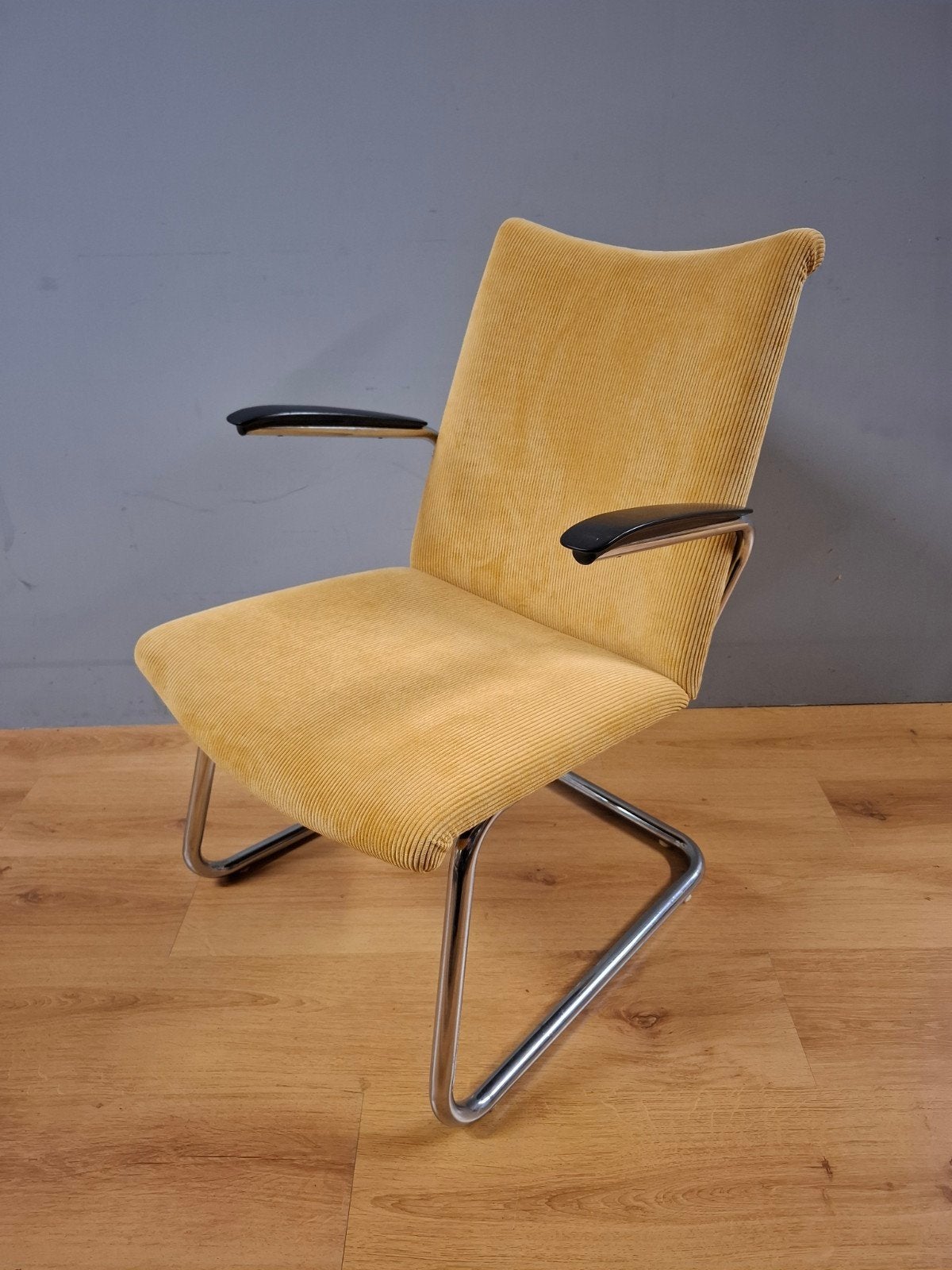 vintage De Wit 3014 fauteuil buisframe mid century design, Ophalen, Vintage mid century design jaren 60 70, ..., Zo goed als nieuw