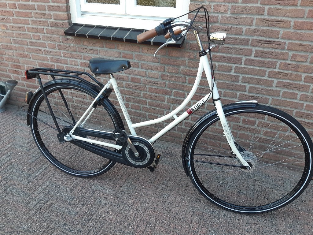 stevige damesfiets, model omafiets, Fietsen en Brommers, 53 tot 56 cm, Ophalen, Gebruikt, Handrem