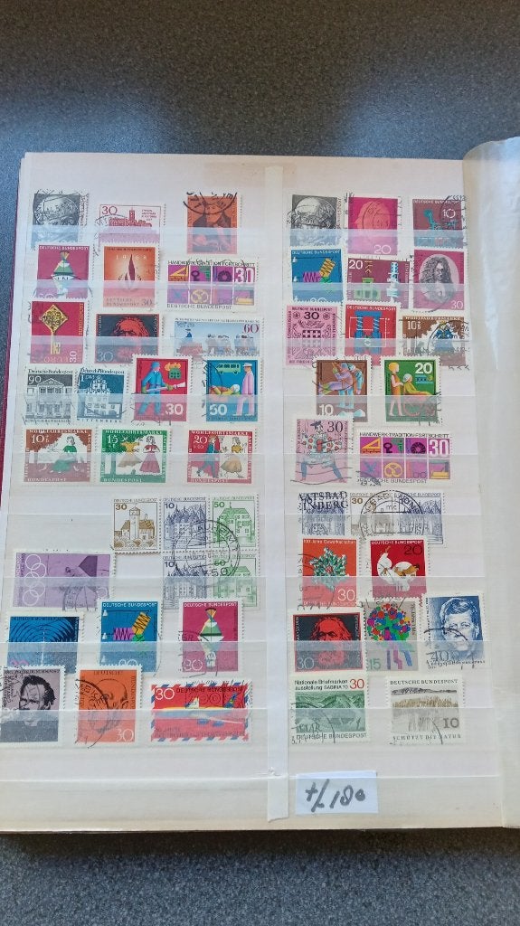 Duitsland 180 x, Ophalen of Verzenden, BRD, Gestempeld