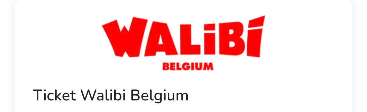 4 entree kaarten voor Walibi België, Drie personen of meer, Ticket of Toegangskaart